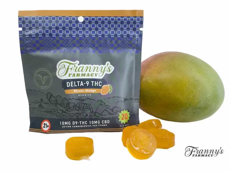 Mystic Mango Delta-9 THC Gummies – Now Vegan + No Melt