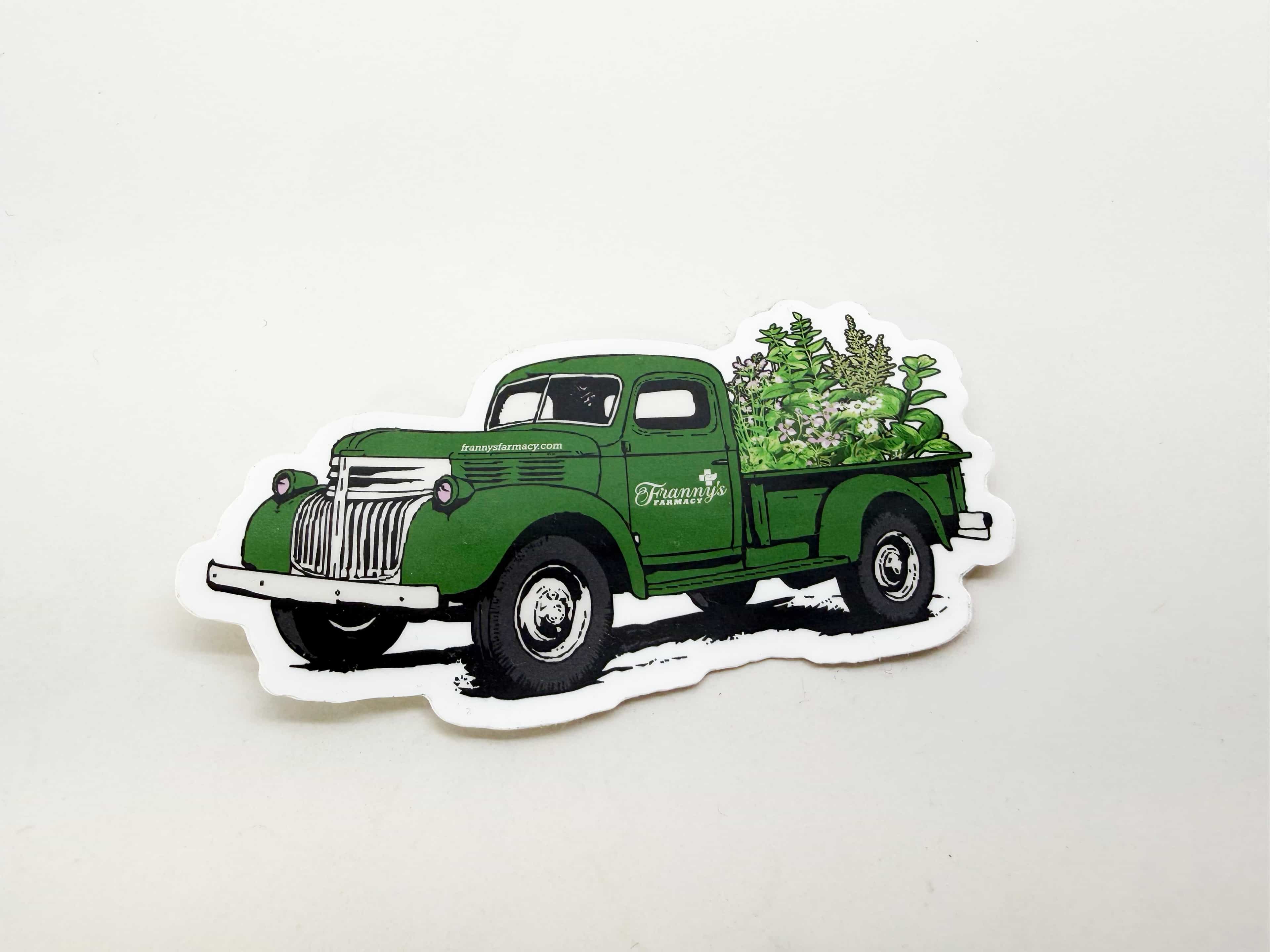 Franny's Farmacy Sticker – Pickup Truck