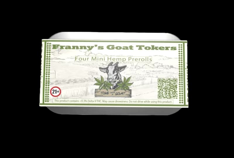 Franny's Goat Toker THCa Hemp Mini Pre-Rolls image 3