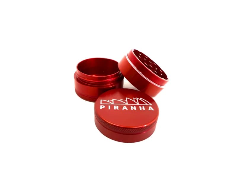 Piranha Grind-and-Store Aluminum Grinder | 3pc | 2" image 3