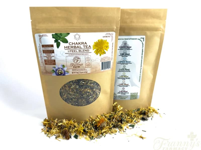 Franny's Farm Chakra Tea- "I FEEL" Wonder Woman Wellness image 5