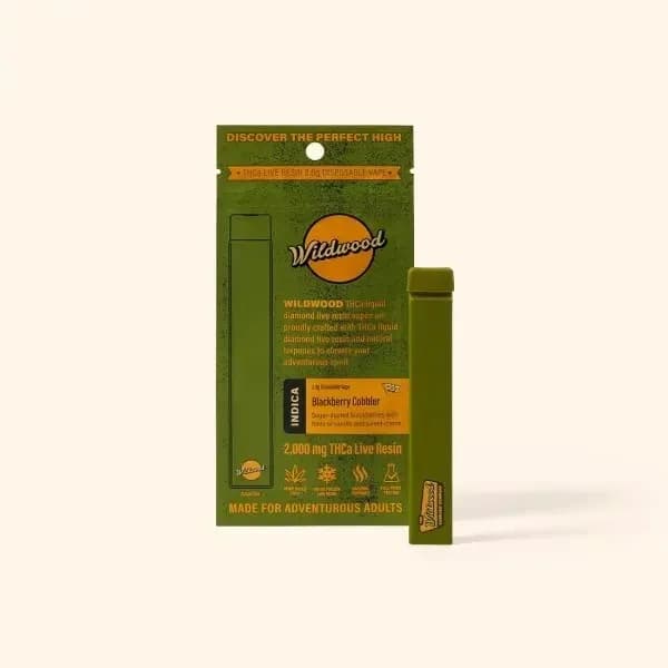 Wildwood THCa Live Resin Disposable Vapes – Premium 2g Liquid Diamond Collection image 3