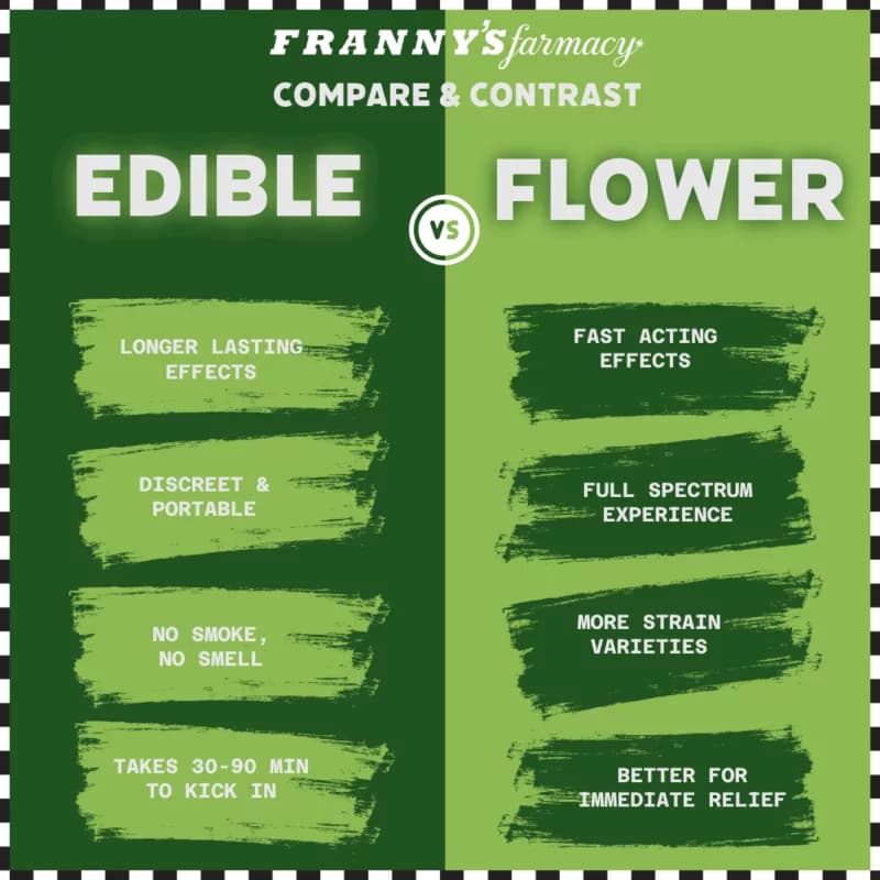 🌿 Edibles vs. Flower: What’s Right for You?