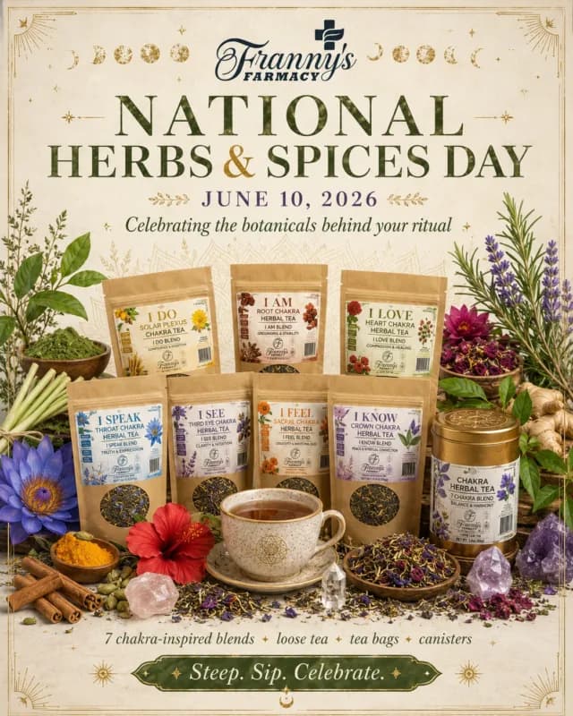 🌿🌶️ National Herbs & Spices Day: Celebrating Ritual, Tea & the Botanical Division