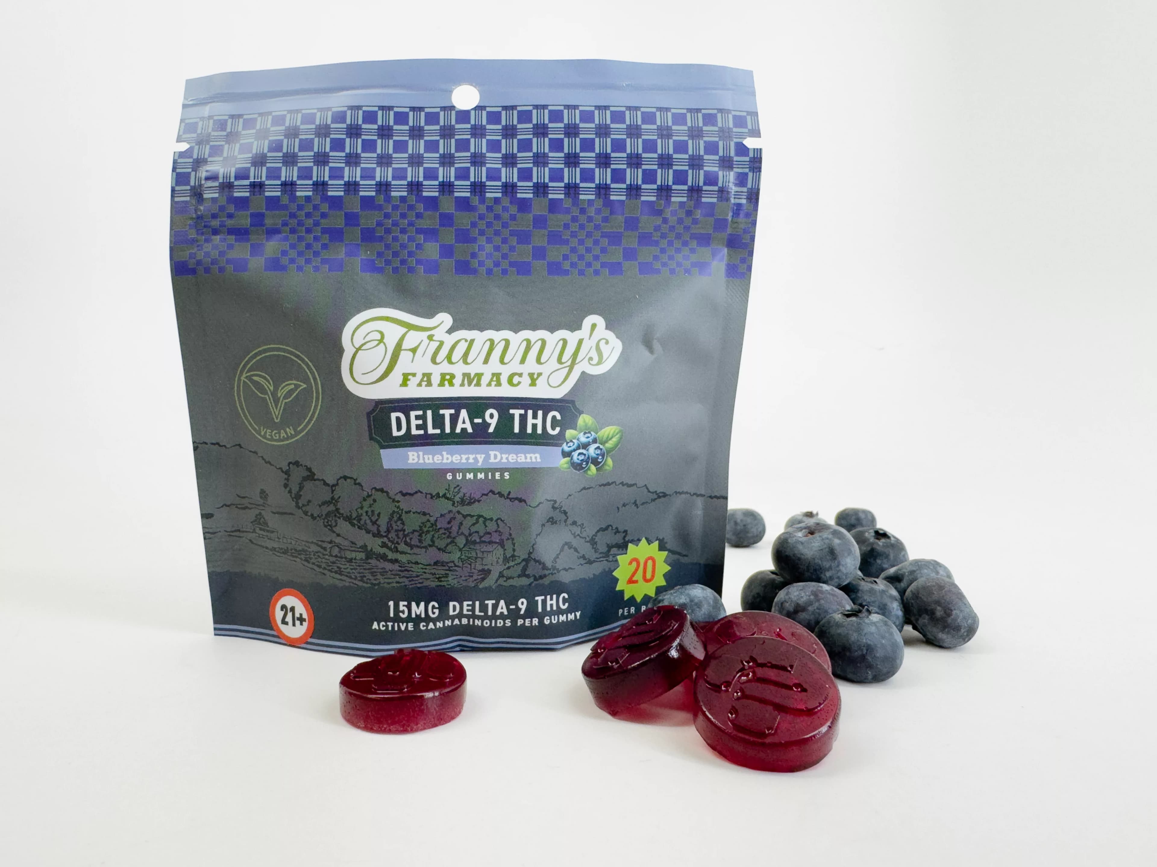 Delta-9 15mg Gummies from Franny’s Farmacy