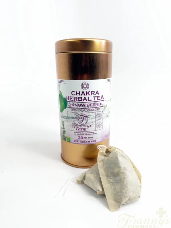 Franny's Farm Chakra Tea- "I KNOW" Cool Calm Connected image 6