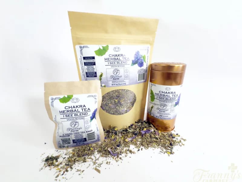 Franny's Farm Chakra Tea-"I SEE" Vision Beyond image 3