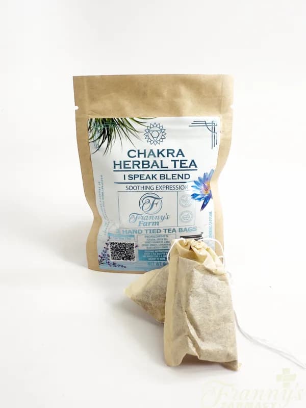 Franny's Farm Chakra Tea- "I SPEAK" Soothing Expression image 4
