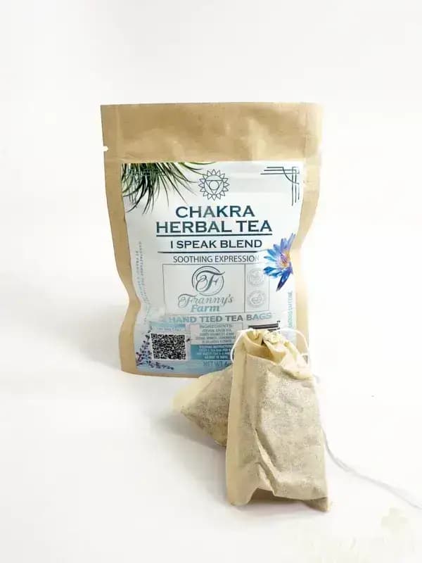 Franny's Farm Chakra Tea- "I SPEAK" Soothing Expression image 4