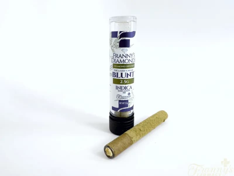 Franny’s Diamonds- Kief & Caviar Infused Blunt (2.5g) image 3