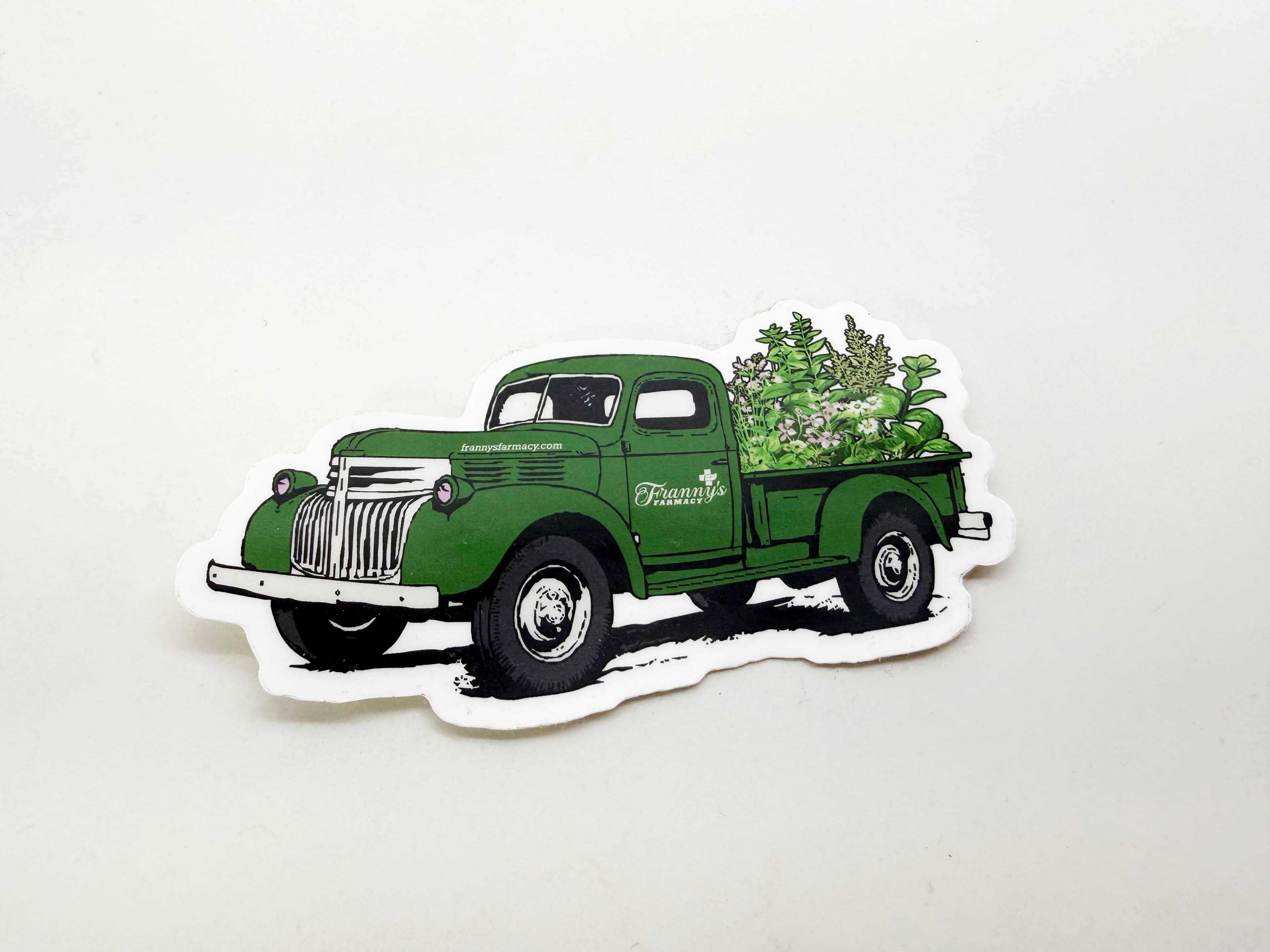 Franny's Farmacy Sticker – Pickup Truck