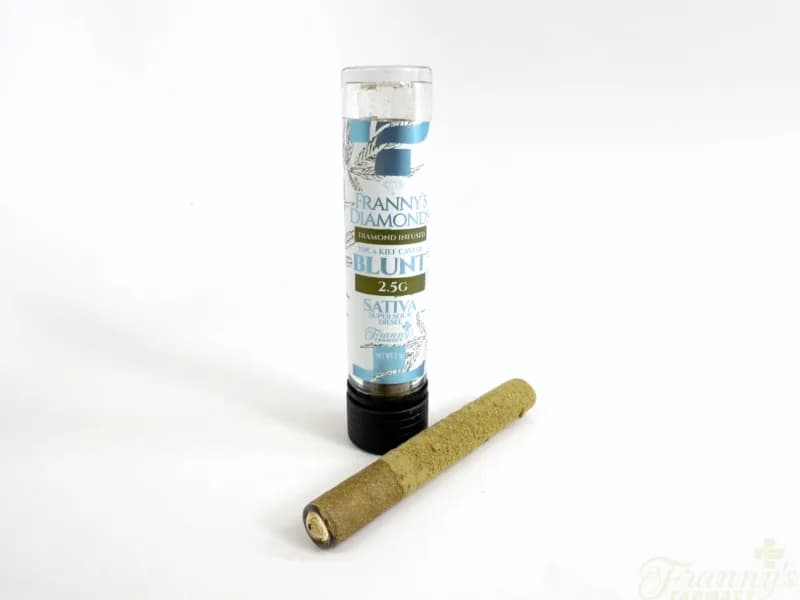 Franny’s Diamonds- Kief & Caviar Infused Blunt (2.5g) image 2