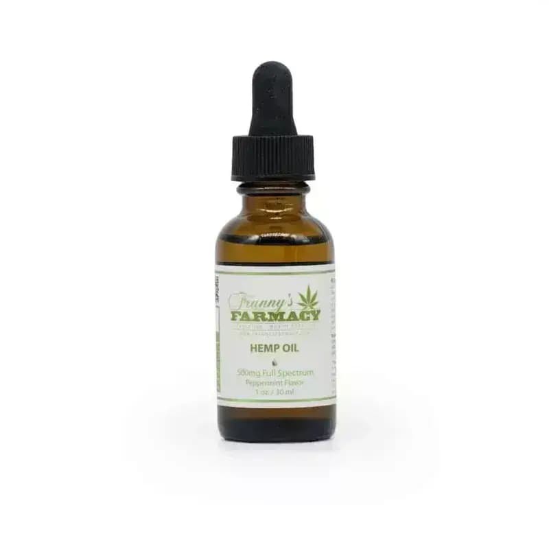 Full Spectrum Hemp Oil Tincture - Peppermint Flavor