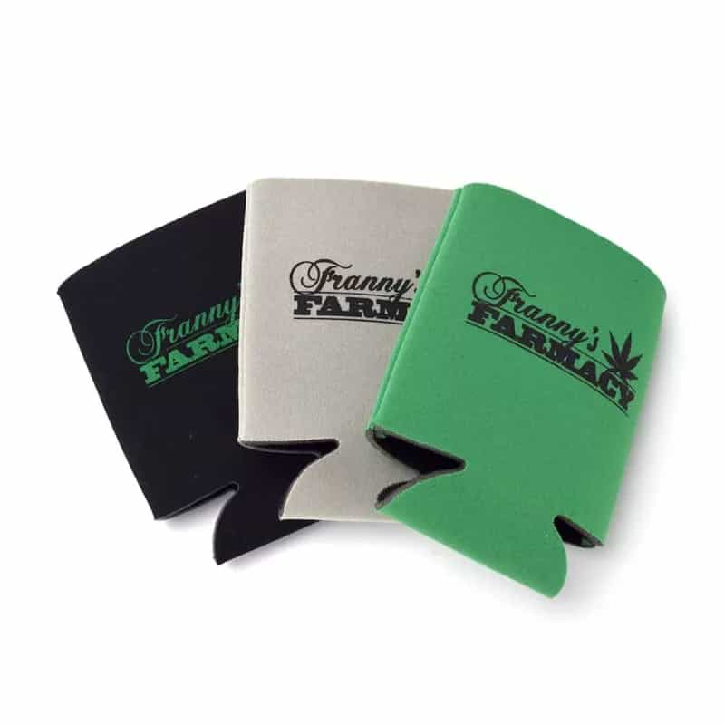 Franny's Farmacy Branded Koozies