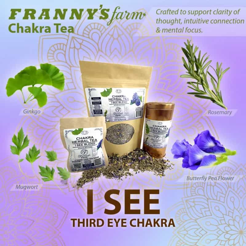 Franny's Farm Chakra Tea-"I SEE" Vision Beyond