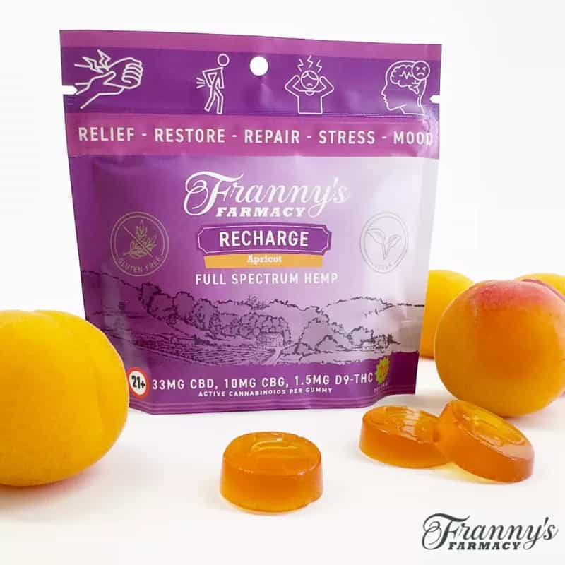 Franny's Recharge CBG Gummies – Now Vegan + No Melt