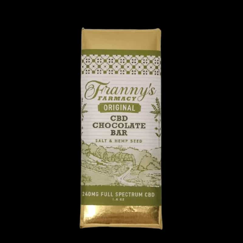 Franny's CBD Salt and Hemp Seed Chocolate Bar (240mg)
