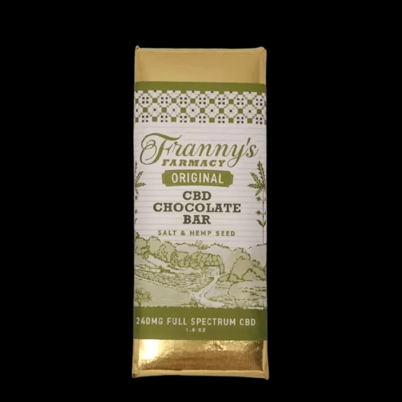 Franny's CBD Salt and Hemp Seed Chocolate Bar (240mg)