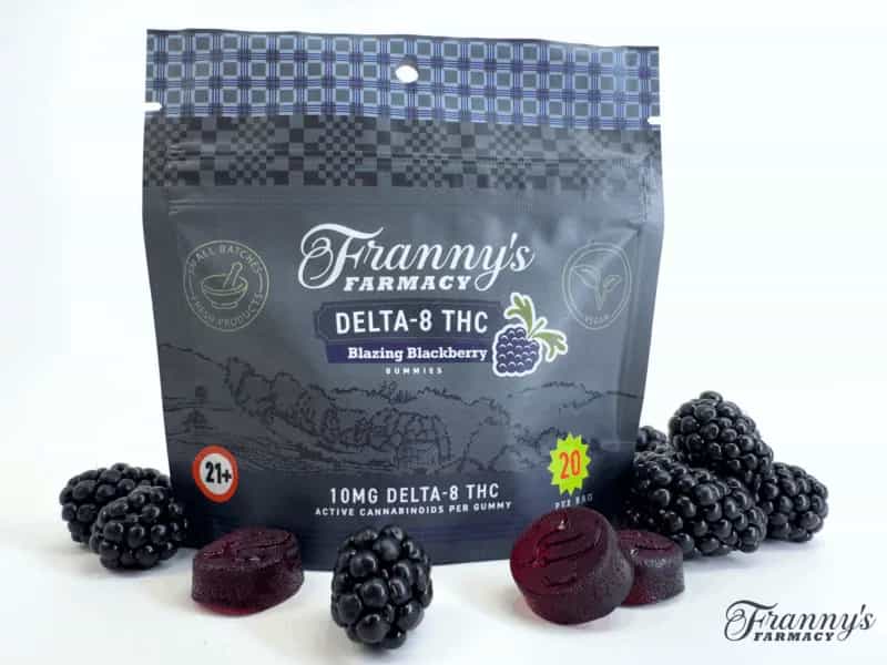 Franny's Farmacy Delta-8 Blazing Blackberry Gummies – Now Vegan!