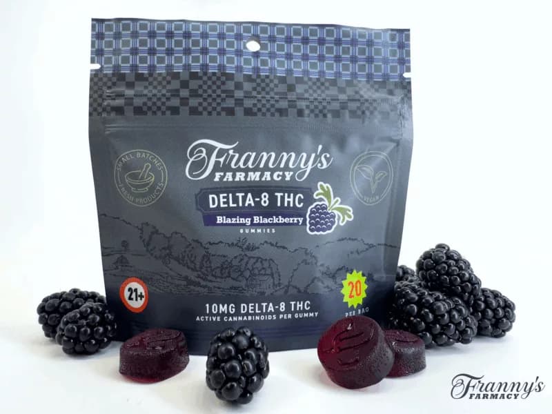 Franny's Farmacy Delta-8 Blazing Blackberry Gummies – Now Vegan!