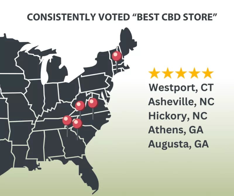 Consistently Voted the Best CBD Store Near You