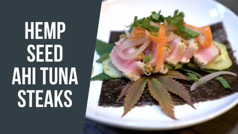 Hemp Seed Encrusted Ahi Tuna Steaks