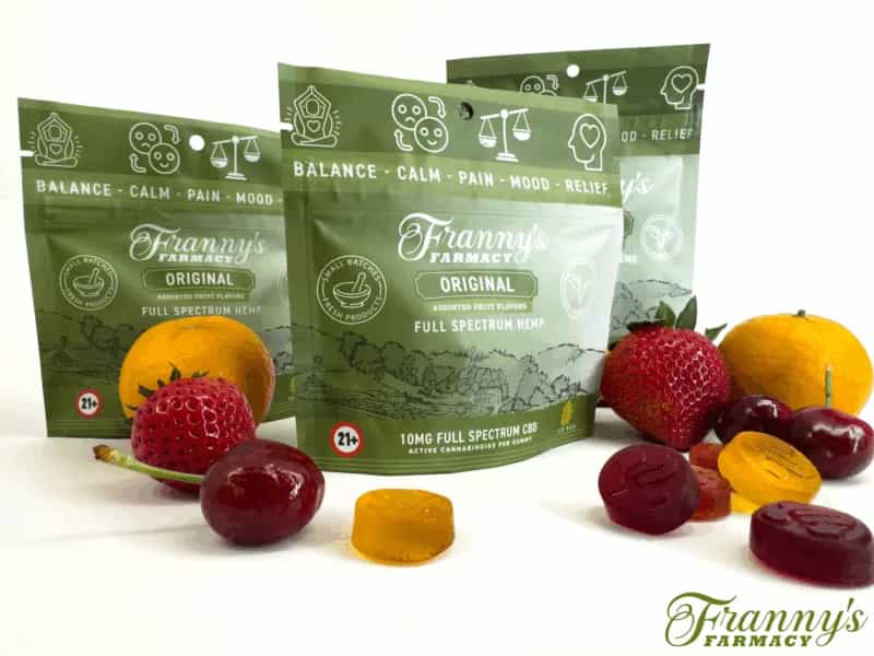 Franny’s Farmacy OG 10mg CBD Gummies – Now Vegan + No Melt