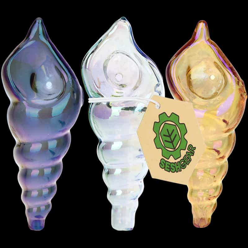 Seashell Glass Pipe